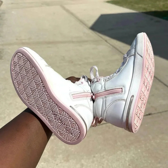 Skechers Shoutouts 2.0 Glitter Steps Girls High Top Sneakers Size 12.5 - Picture 8 of 8